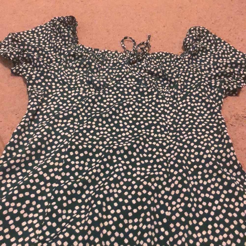 SHEIN curve green dress